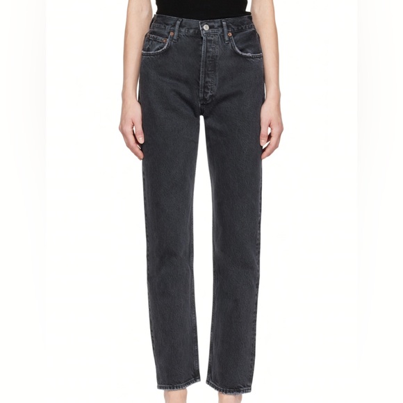 Agolde Denim - Agolde black 90s Pinch Waist jeans in size 24